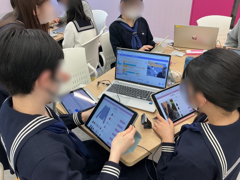 画像認識AIを使ったアプリ作り 実践の様子